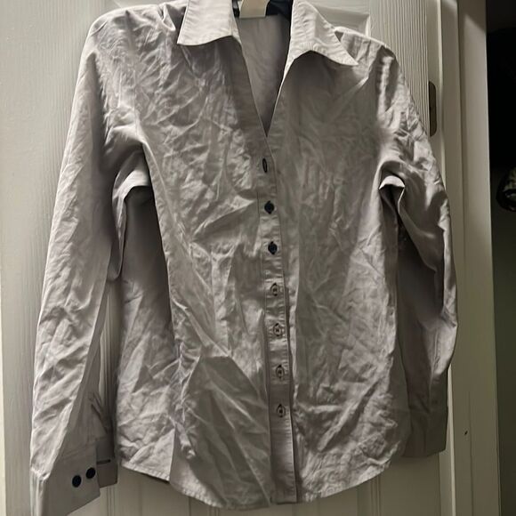 Women’s Small - Size 10 Button Down Shirt - Lilac/Gray Color - Great Condition - Picture 1 of 5